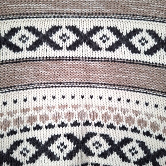 Sansara Brown, Beige and Cream Button Down Knit Cardigan - Picture 4 of 8